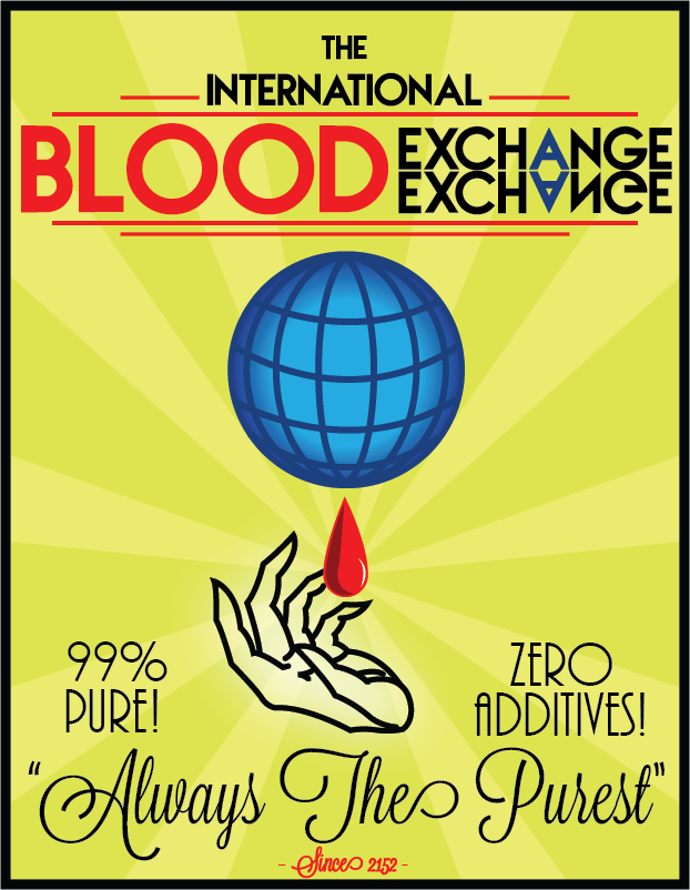 blood exchange poster